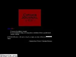 Sites similar to cipherjournal.com