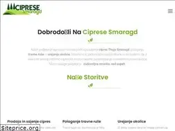 Sites similar to ciprese-smaragd.si