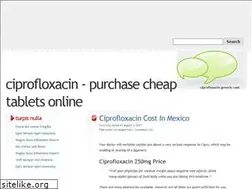 Sites similar to ciprofloxacin.gives