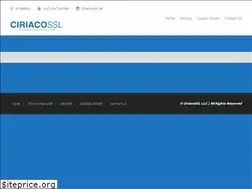 Sites similar to ciriacossl.com