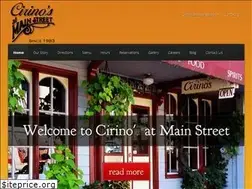 Sites similar to cirinosatmainstreet.com