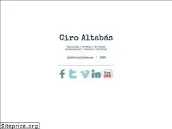 Sites similar to ciroaltabas.com