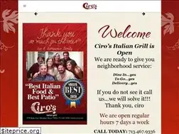 Sites similar to ciros.com