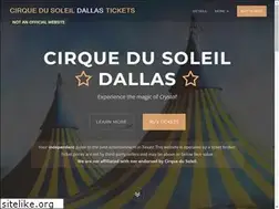 Sites similar to cirquedusoleildallas.com