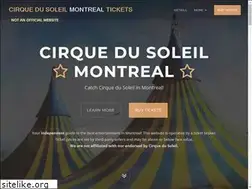 Sites similar to cirquedusoleilmontreal.net