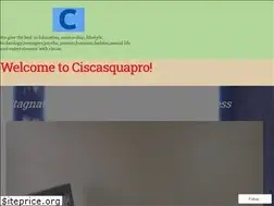 Sites similar to ciscasquapro.com