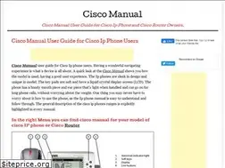 Sites similar to ciscomanual.net