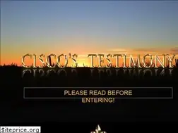 Sites similar to ciscostestimony.com