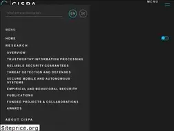 Sites similar to cispa.de