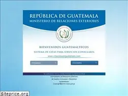 Sites similar to citaconsularguatemala.com