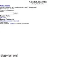 Sites similar to citadelanalytics.com