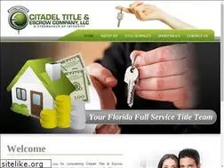 Sites similar to citadeltitle.com
