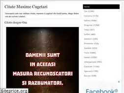 Sites similar to citatemaximecugetari.com