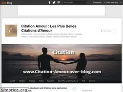 Sites similar to citation-amour.over-blog.com