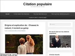 Sites similar to citation-populaire.com