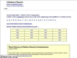 Sites similar to citationclassics.org