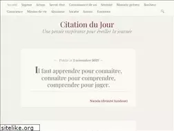 Sites similar to citationdujour.fr