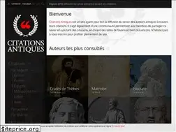 Sites similar to citations-antiques.com