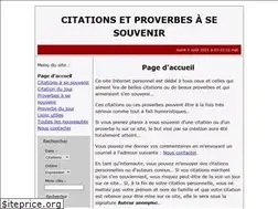 Sites similar to citationsetproverbes.ca
