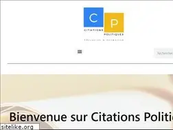 Sites similar to citationspolitiques.com