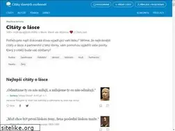 Sites similar to citaty-o-lasce.net