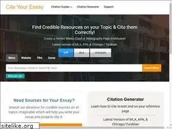 Sites similar to citeyouressay.com