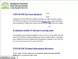 Sites similar to citi-sense.eu
