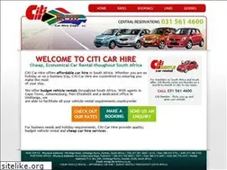 Sites similar to citicarhire.co.za