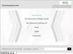 Sites similar to citicresources.com