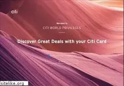 Sites similar to citiworldprivileges.com