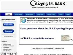 Sites similar to citizens1stbank.com