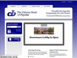 Sites similar to citizensbankfayette.com