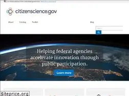 Sites similar to citizenscience.gov