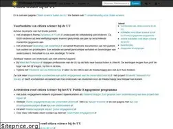 Sites similar to citizenscience.nl