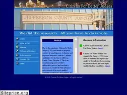 Sites similar to citizensforbetterjudges.org