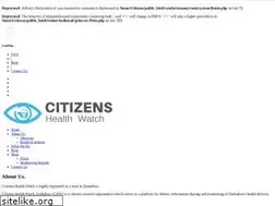 Sites similar to citizenshealthwatch.org