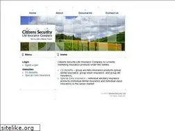 Sites similar to citizenssecuritylife.com