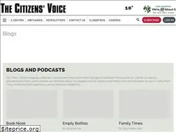 Sites similar to citizensvoiceblogs.com