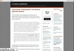 Sites similar to citizenwarrior.com