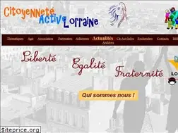 Sites similar to citoyenneteactivelorraine.fr