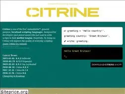 Sites similar to citrine-lang.org