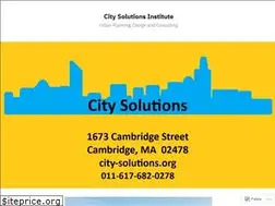 Sites similar to city-solutions.org