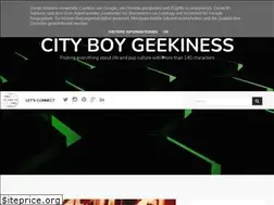 Sites similar to cityboygeekiness.com