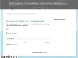 Sites similar to citybusservice.blogspot.com