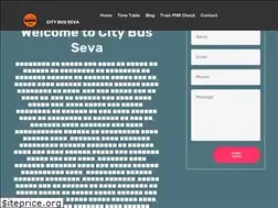 Sites similar to citybusseva.in