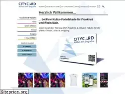 Sites similar to citycard.de