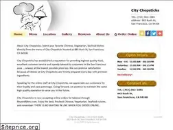 Sites similar to citychopstickssf.com