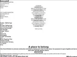 Sites similar to citychurchboston.org