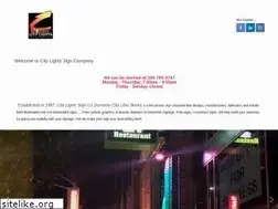 Sites similar to citylightssign.com