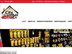 Sites similar to citylumbercompany.com